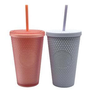 Two Starbucks 16 oz Studded Tumblers